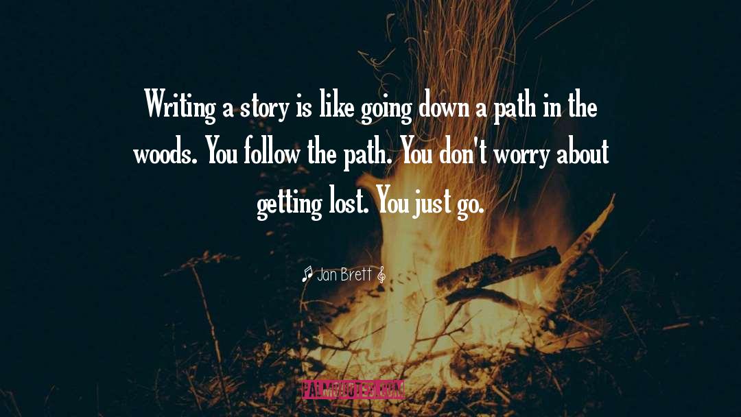 Going Down quotes by Jan Brett