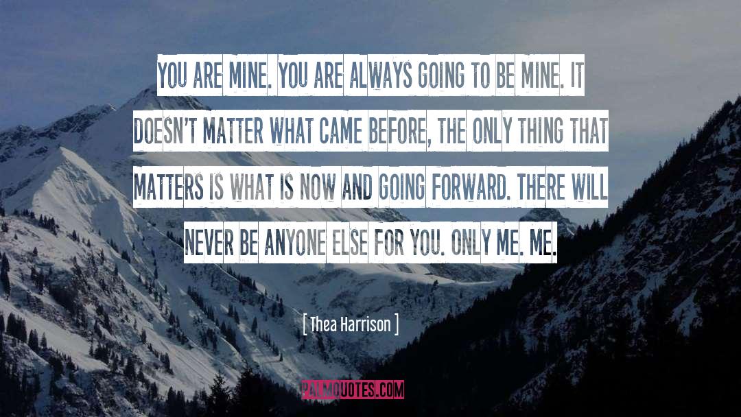 Going Forward quotes by Thea Harrison