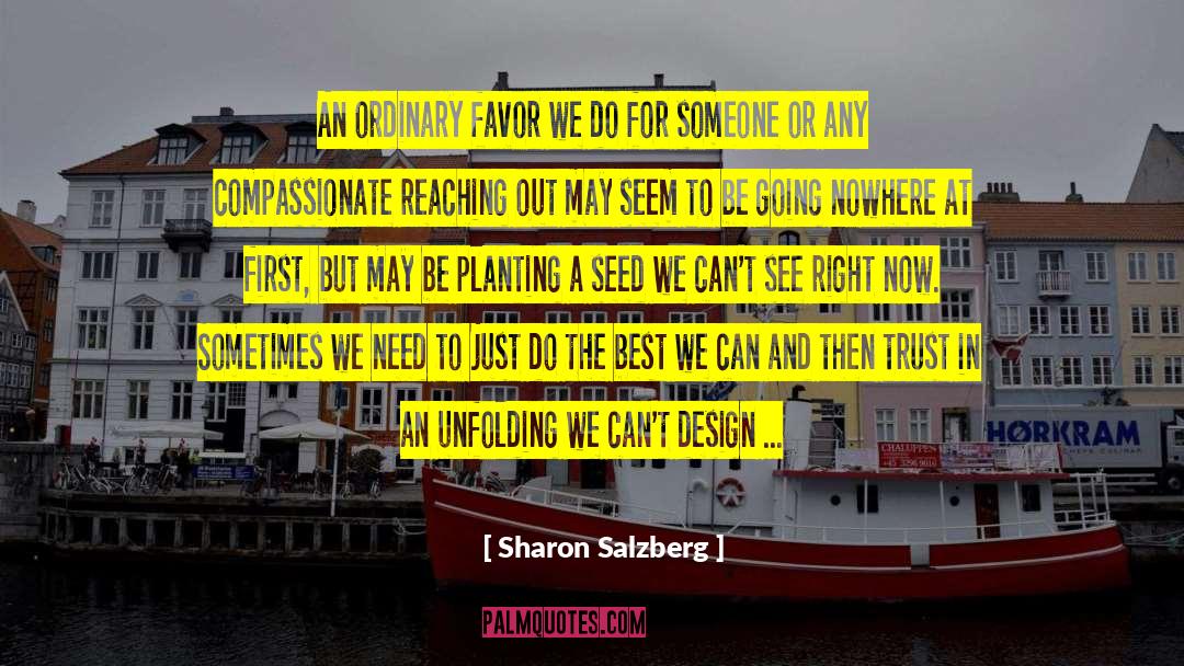 Going Nowhere quotes by Sharon Salzberg