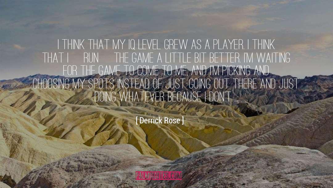 Going Out quotes by Derrick Rose