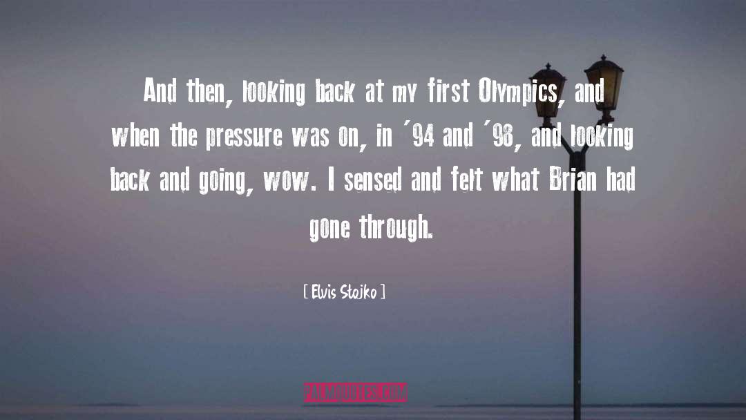 Going Through Pain quotes by Elvis Stojko