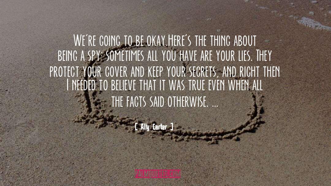 Going To Be Okay quotes by Ally Carter