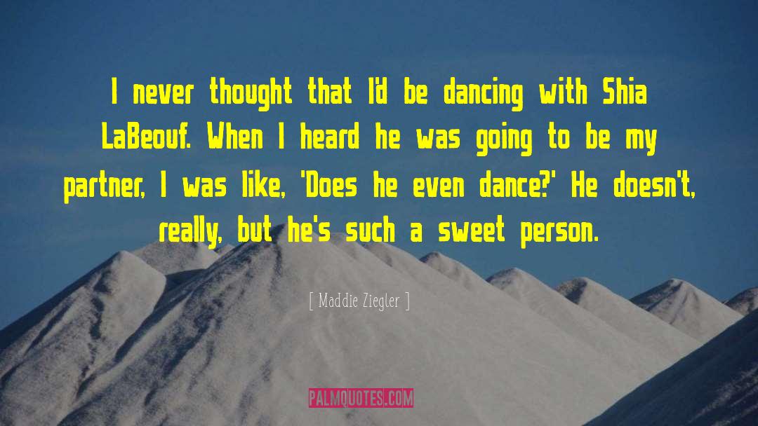 Going To Chicago quotes by Maddie Ziegler