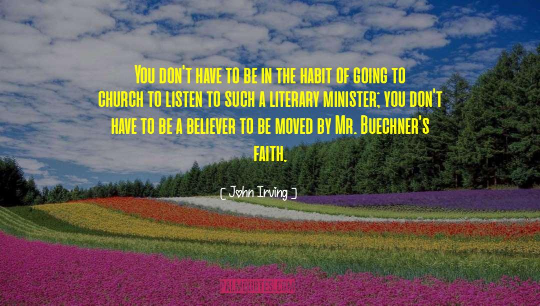 Going To Church quotes by John Irving