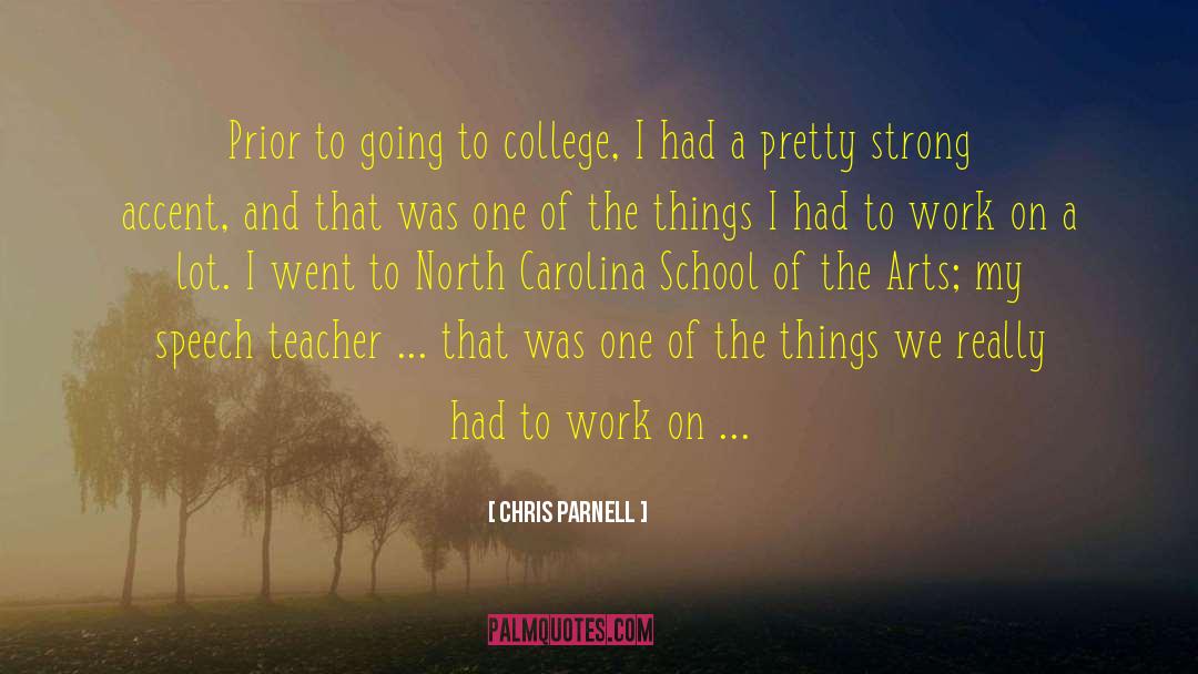 Going To College quotes by Chris Parnell