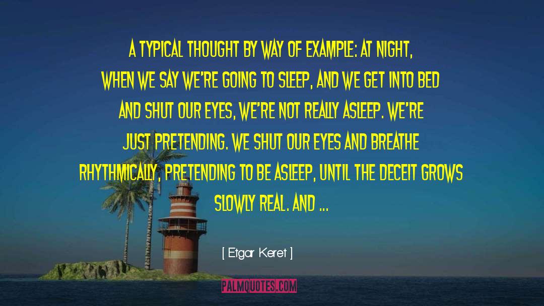 Going To Sleep quotes by Etgar Keret