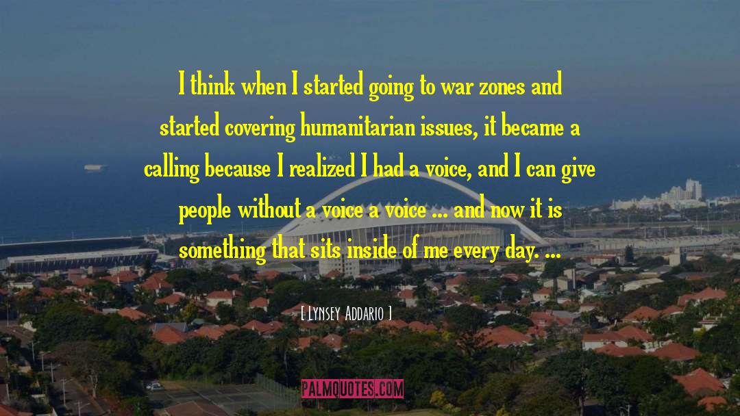 Going To War quotes by Lynsey Addario
