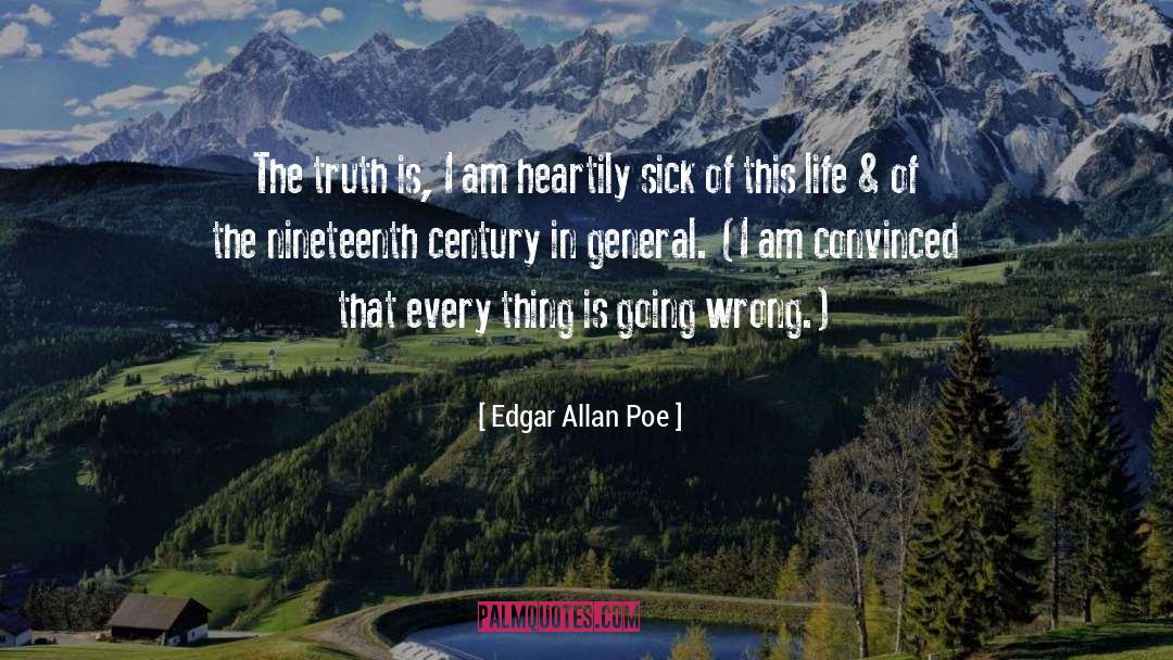 Going Wrong quotes by Edgar Allan Poe