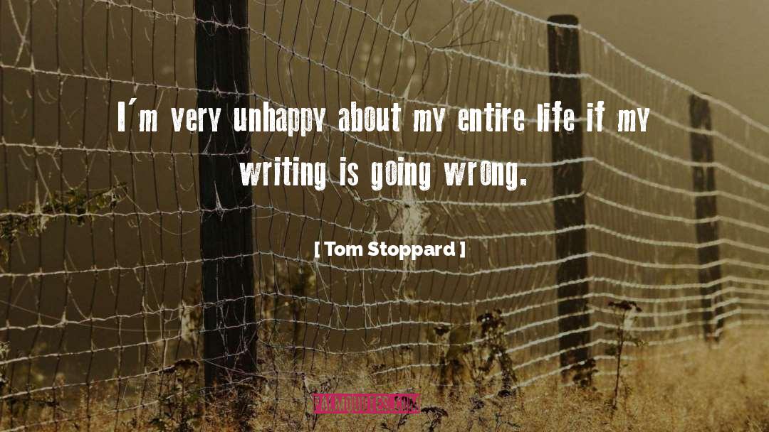 Going Wrong quotes by Tom Stoppard