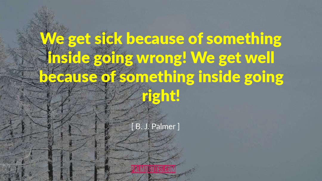 Going Wrong quotes by B. J. Palmer