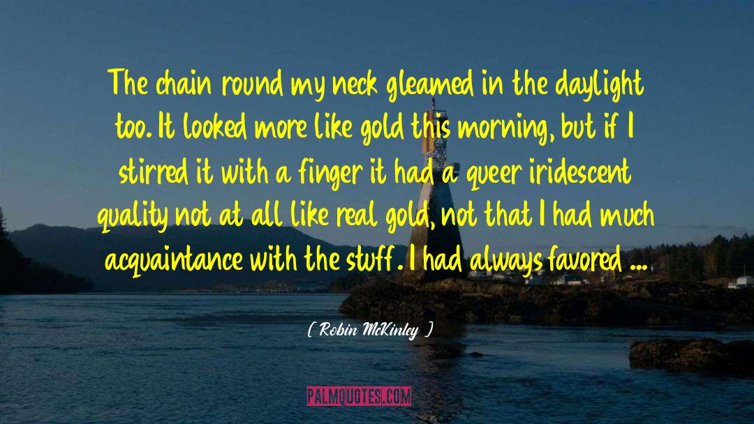 Gold Chain Rap quotes by Robin McKinley