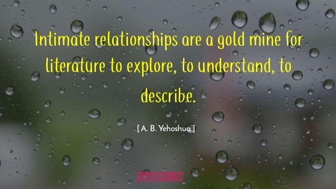 Gold Mine quotes by A. B. Yehoshua