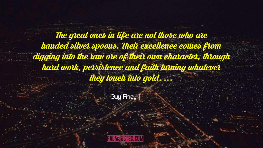 Gold Mining quotes by Guy Finley