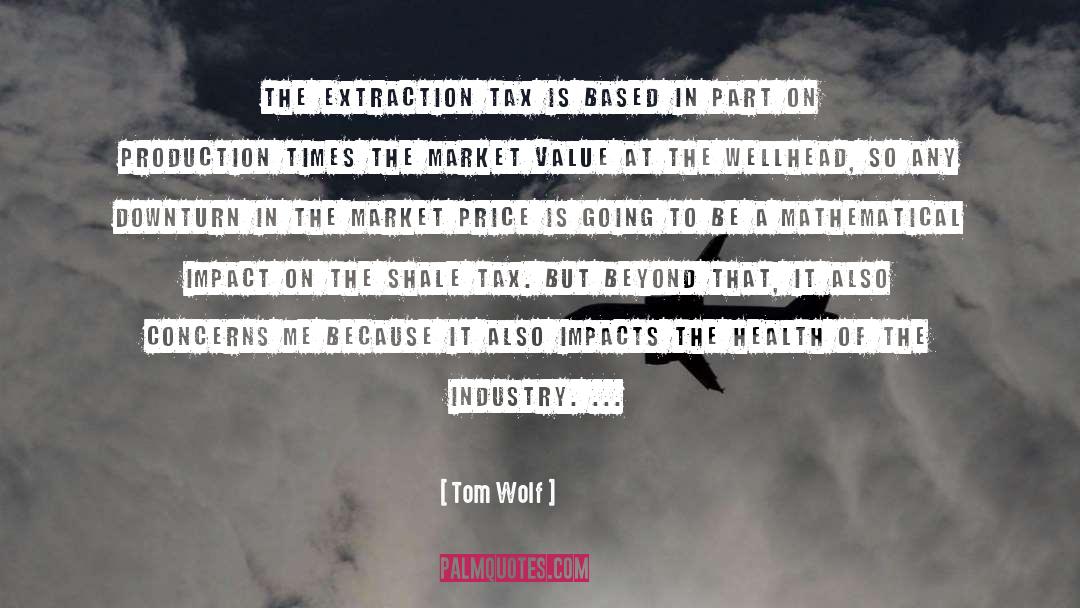 Gold Price quotes by Tom Wolf