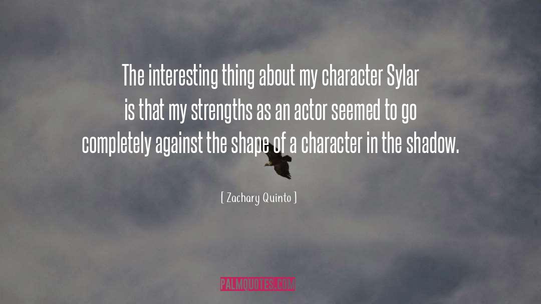 Gold Shadow quotes by Zachary Quinto