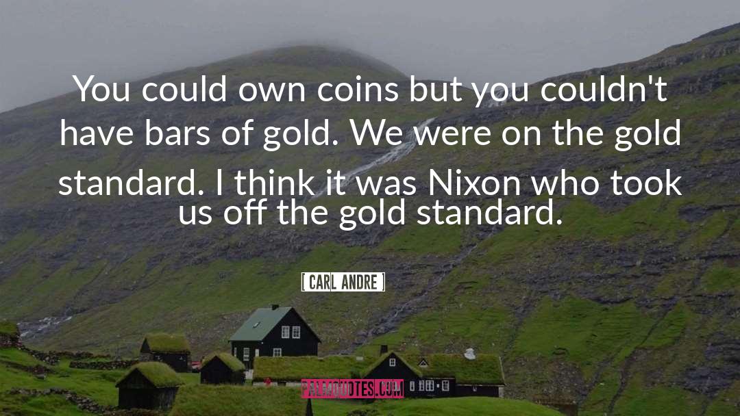 Gold Standard quotes by Carl Andre