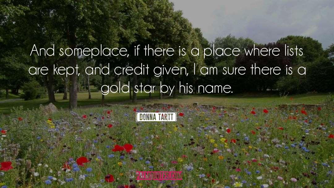 Gold Star quotes by Donna Tartt