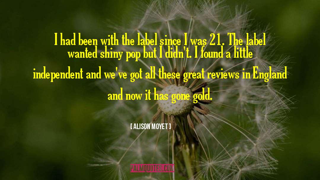 Gold Teeth quotes by Alison Moyet