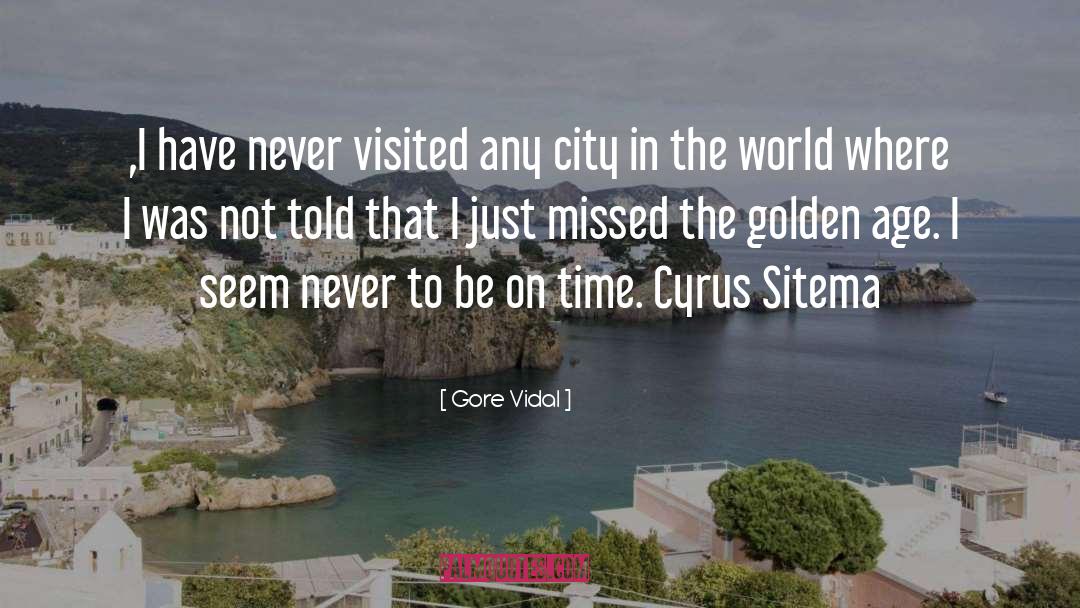 Golden Age quotes by Gore Vidal