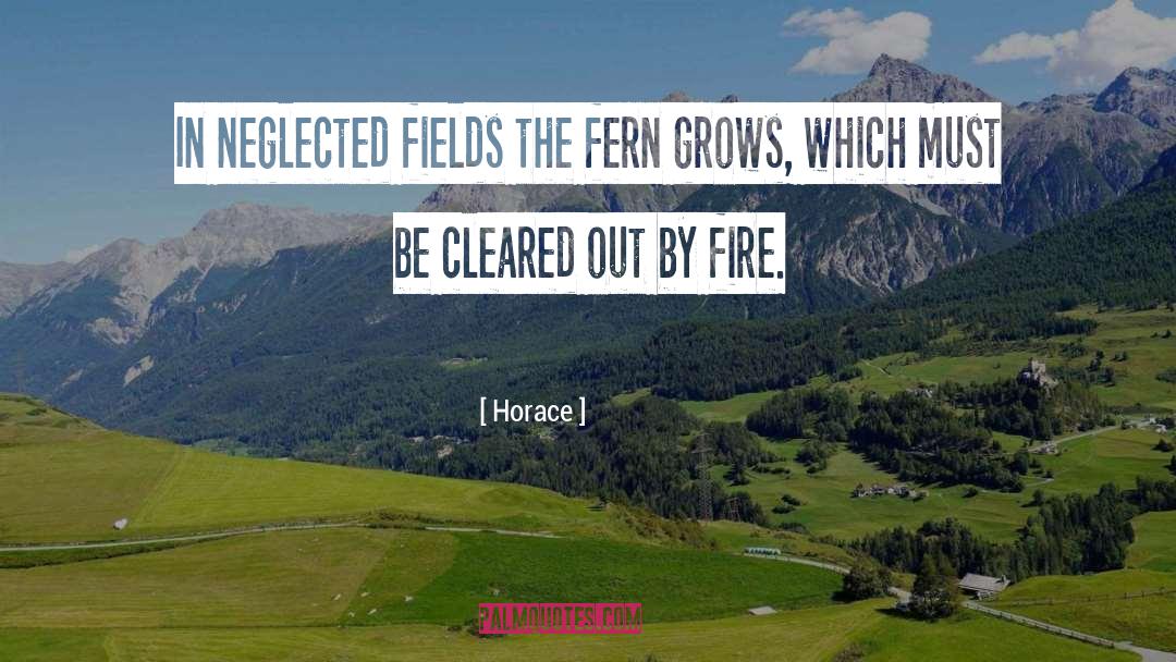 Golden Fields quotes by Horace