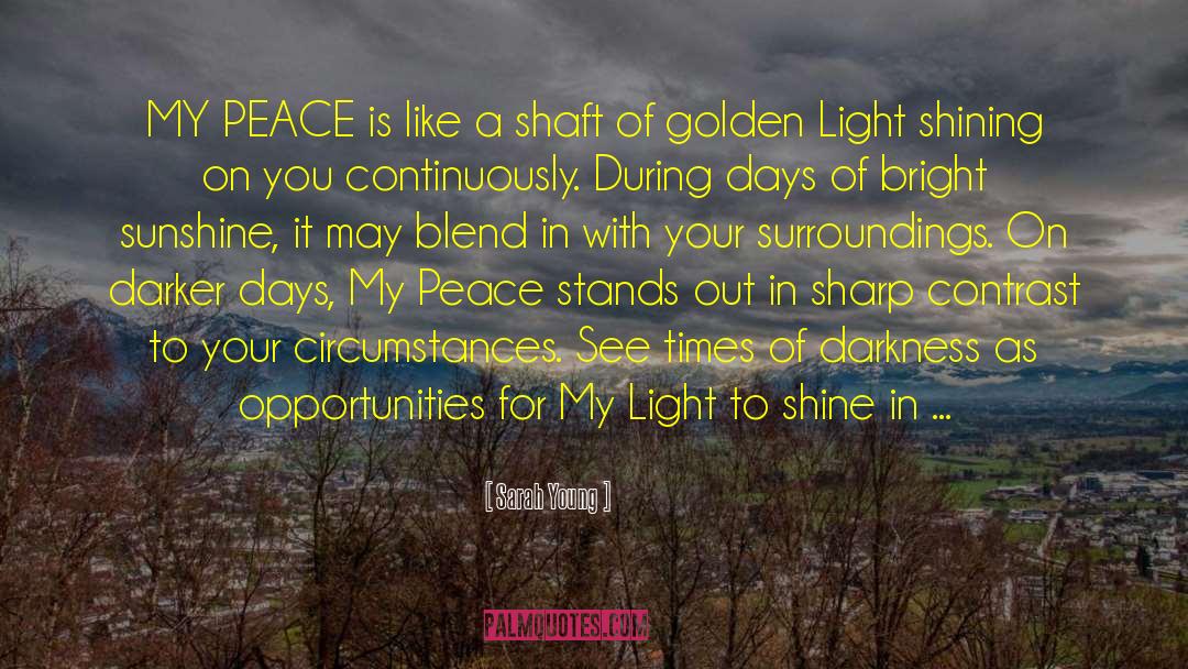Golden Light quotes by Sarah Young