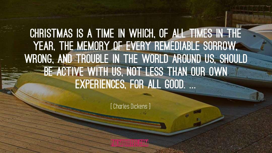 Golden Memories quotes by Charles Dickens