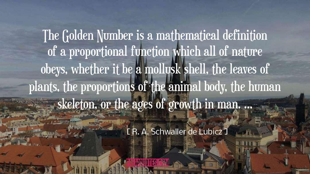 Golden Ratio quotes by R. A. Schwaller De Lubicz