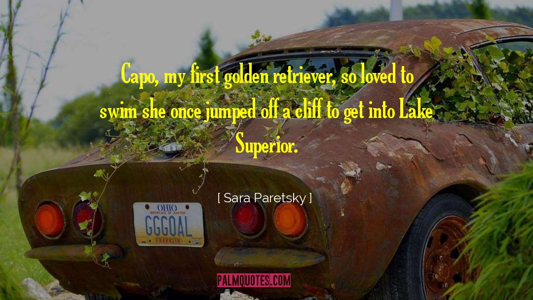 Golden Retrievers quotes by Sara Paretsky