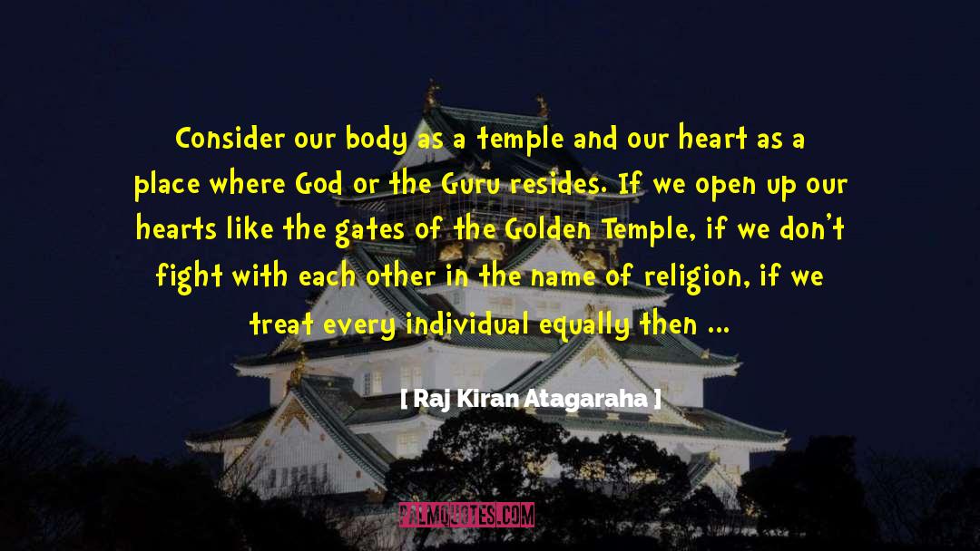 Golden Temple quotes by Raj Kiran Atagaraha