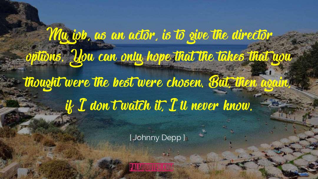 Golden Watch quotes by Johnny Depp