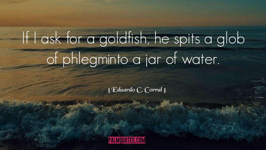 Goldfish quotes by Eduardo C. Corral