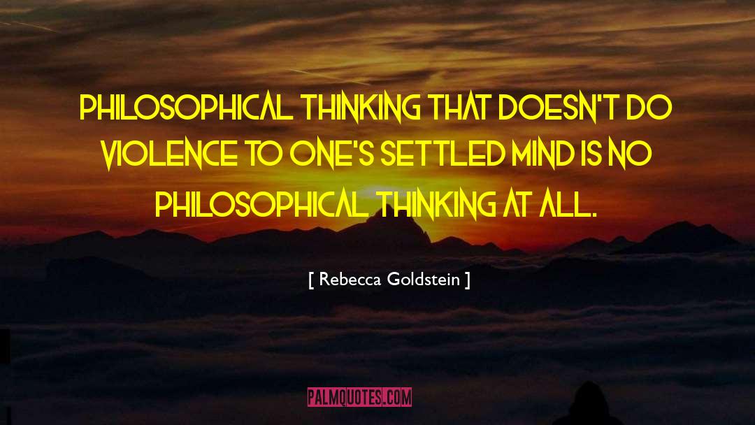 Goldstein quotes by Rebecca Goldstein