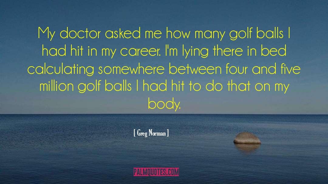 Golf Ball quotes by Greg Norman