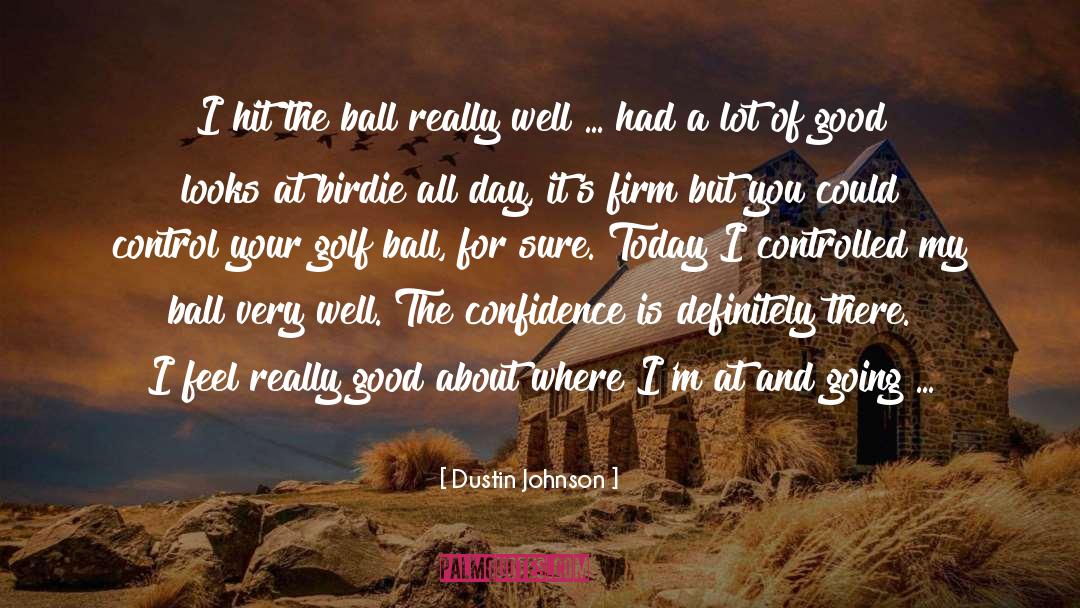 Golf Ball quotes by Dustin Johnson