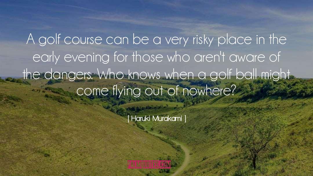 Golf Ball quotes by Haruki Murakami