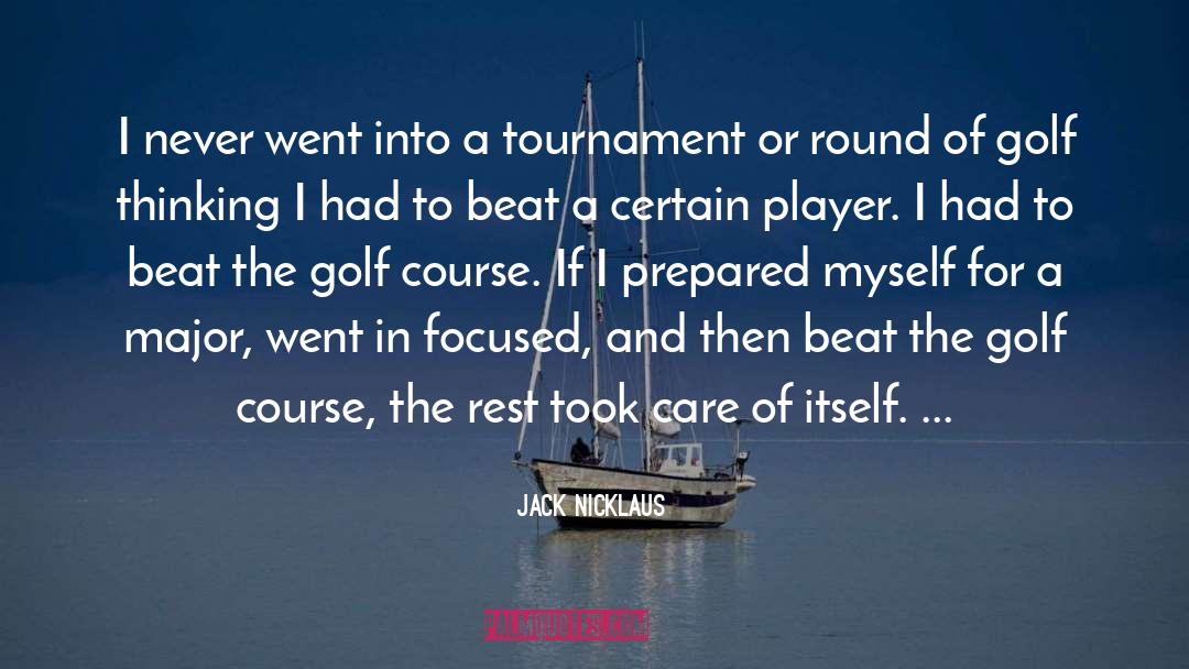 Golf Course quotes by Jack Nicklaus