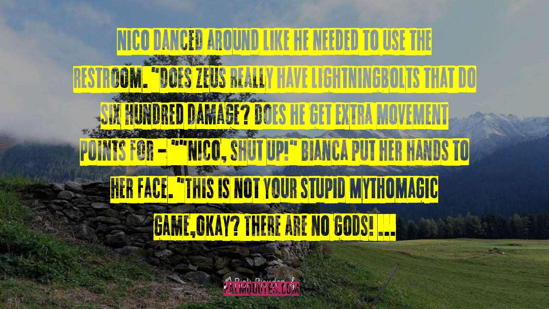 Golf Game quotes by Rick Riordan