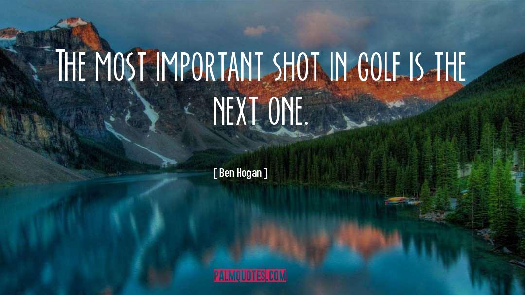 Golf quotes by Ben Hogan