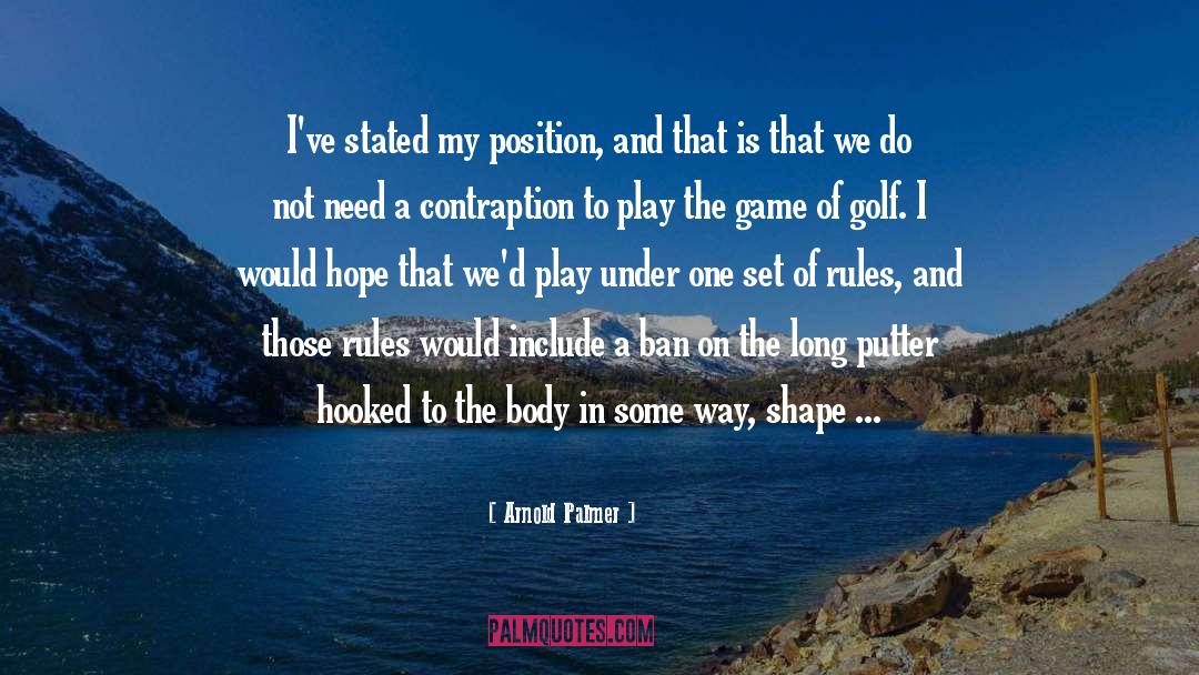 Golf quotes by Arnold Palmer