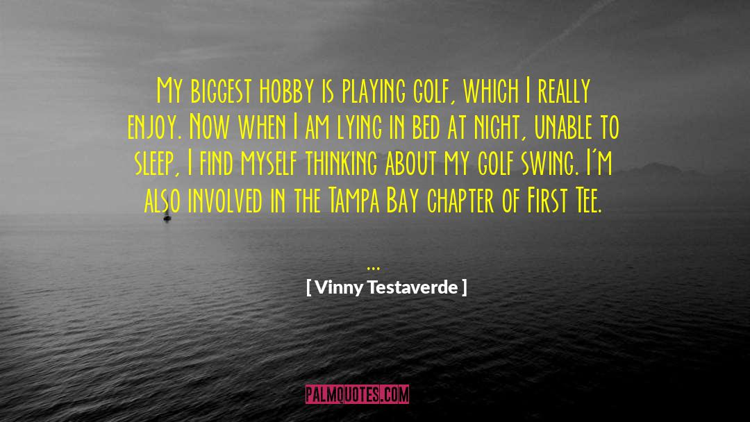 Golf Swing quotes by Vinny Testaverde