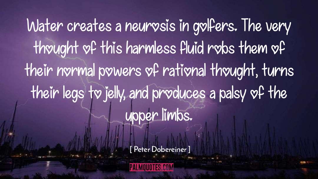 Golfers quotes by Peter Dobereiner