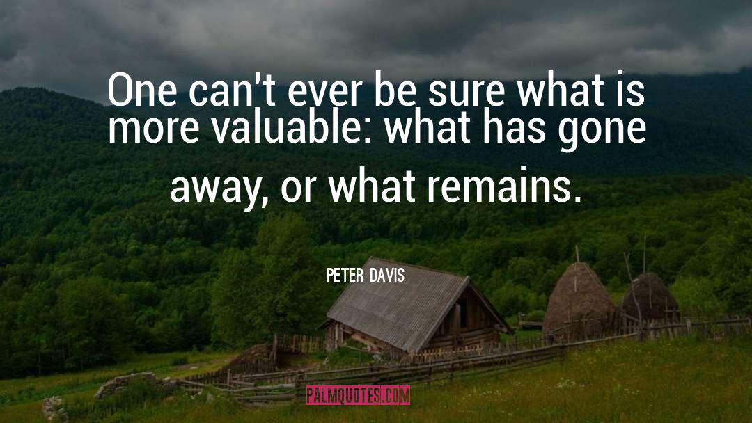 Gone Away quotes by Peter Davis