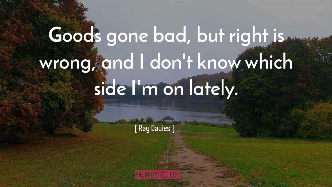Gone Bad quotes by Ray Davies