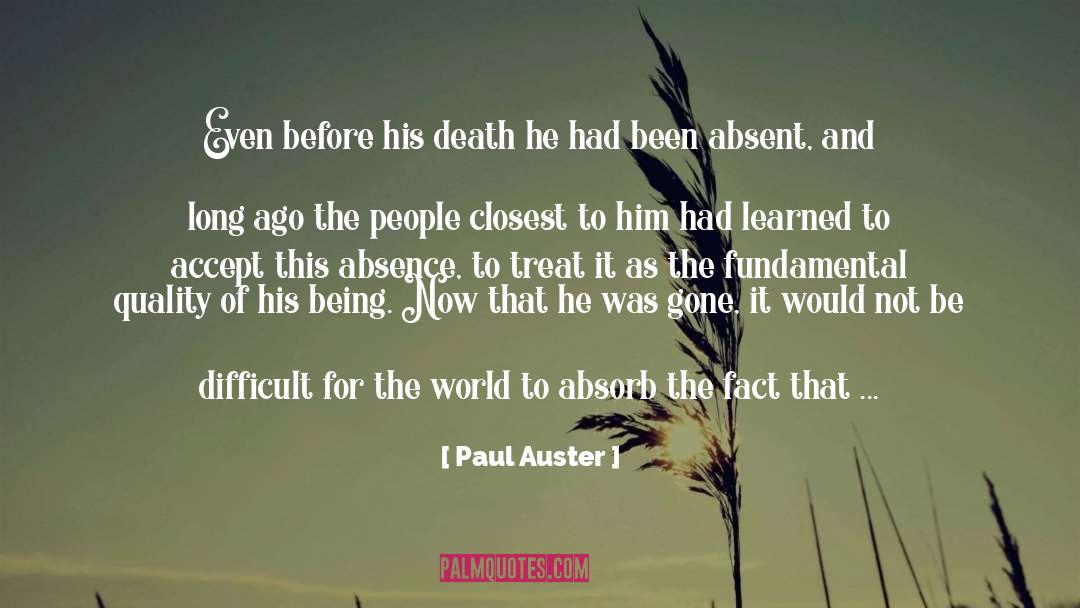 Gone Before Morning quotes by Paul Auster
