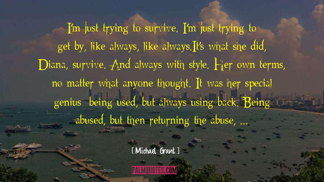 Gone Series Hunger quotes by Michael  Grant