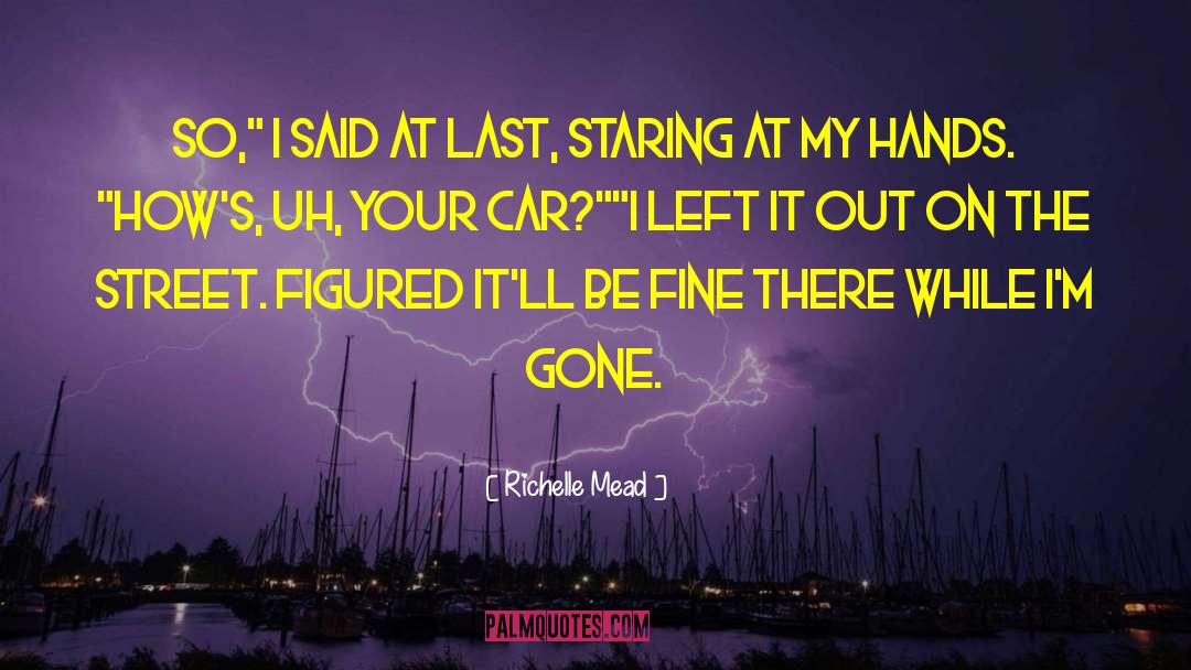 Gone Series Hunger quotes by Richelle Mead