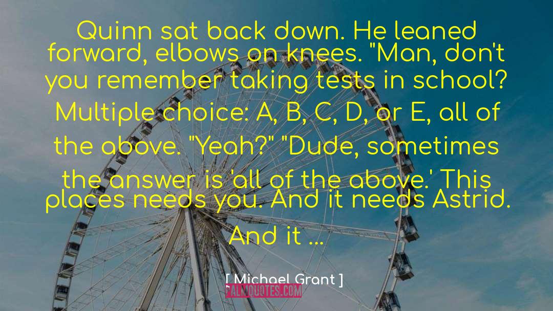 Gone Series quotes by Michael Grant