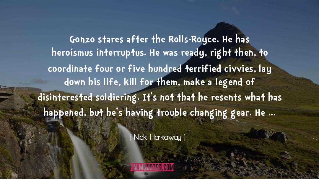 Gonzo quotes by Nick Harkaway