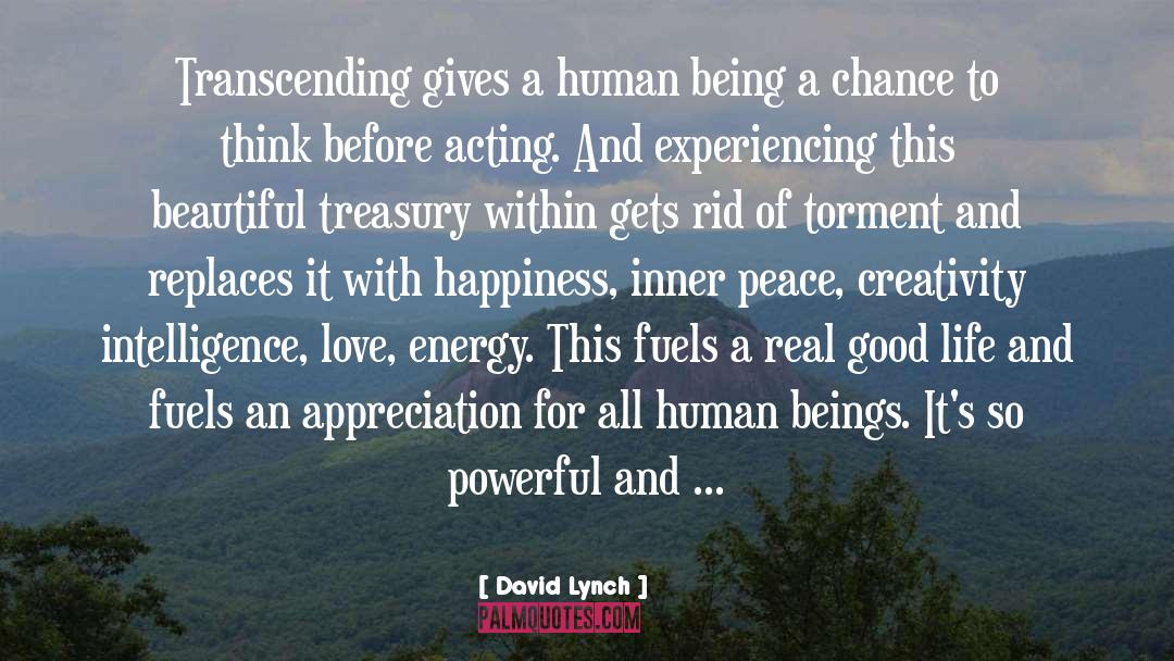 Good Acting Dude quotes by David Lynch