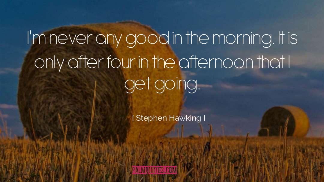 Good Afternoon quotes by Stephen Hawking